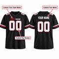 Personalized Houston Texans Football Jersey – Carbon Black Fashion Style, Custom Name Patch, Team Name, Number & Logo-2