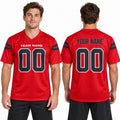 Personalized Houston Texans Football Jersey – Red Alternate Vapor F.U.S.E. Limited Style, Custom Name Patch, Team Name, Number & Logo-1