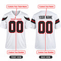 Personalized Houston Texans Football Jersey – White Game Style, Custom Name Patch, Team Name, Number & Logo-2