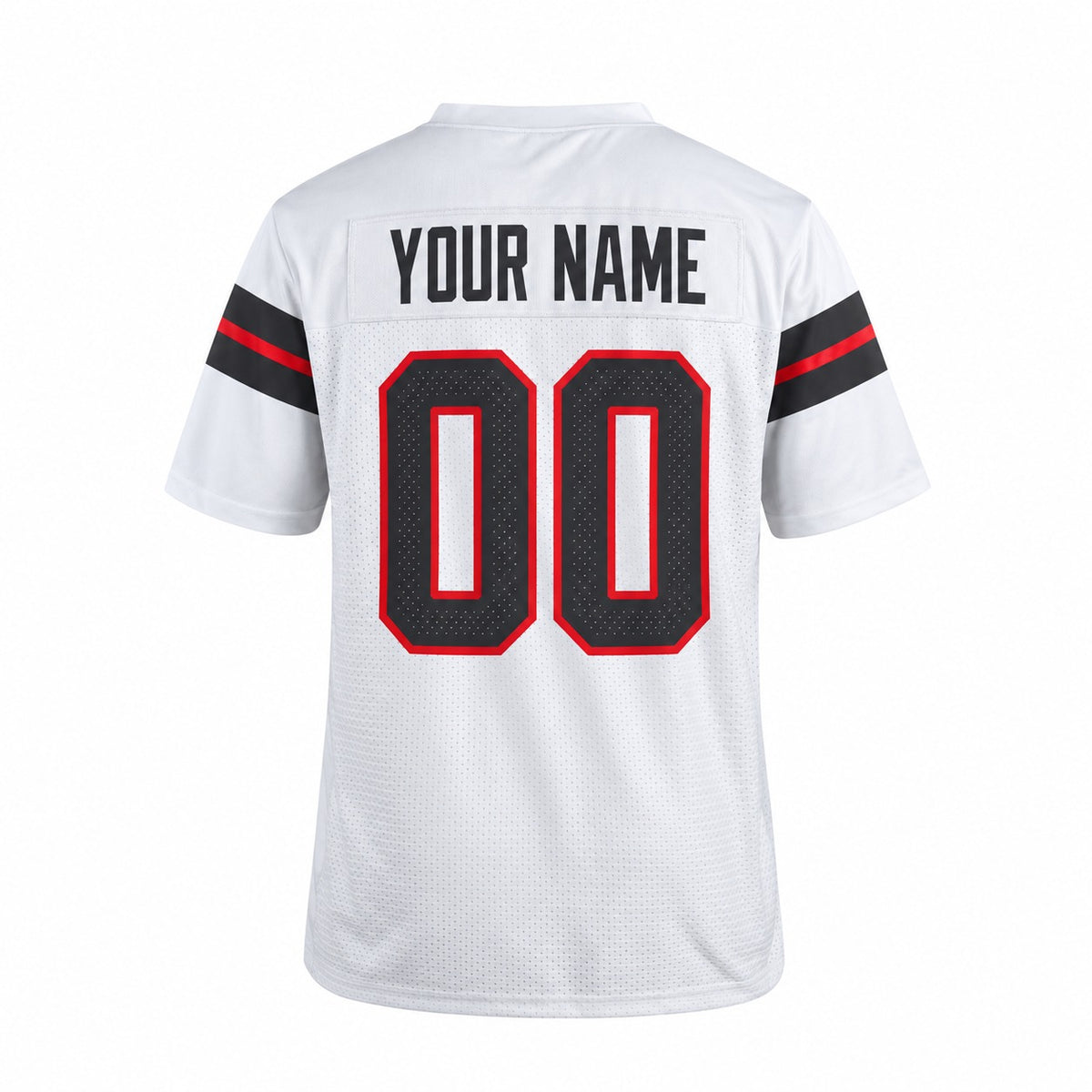 Personalized Houston Texans Football Jersey – White Game Style, Custom Name Patch, Team Name, Number & Logo-4