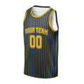 Personalized Indiana Pacers Basketball Jersey - Navy 2003/04 Hardwood Classics Swingman Style, Custom Name & Number-3