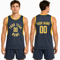 Personalized Indiana Pacers Basketball Jersey - Navy Swingman Icon Style, Custom Name & Number-1