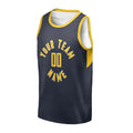 Personalized Indiana Pacers Basketball Jersey - Navy Swingman Icon Style, Custom Name & Number-3