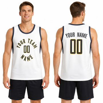 Personalized Indiana Pacers Basketball Jersey - White Fast Break Association Style, Custom Name & Number-1