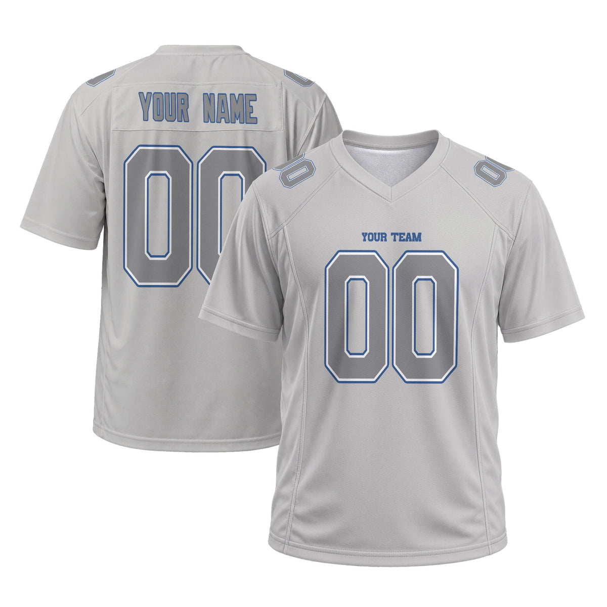 Personalized Indianapolis Colts Football Jersey – Gray Atmosphere Game Day Style, Custom Name & Number-3