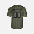 Personalized Indianapolis Colts Football Jersey - Olive Salute to Service Style, Custom Name & Number-5