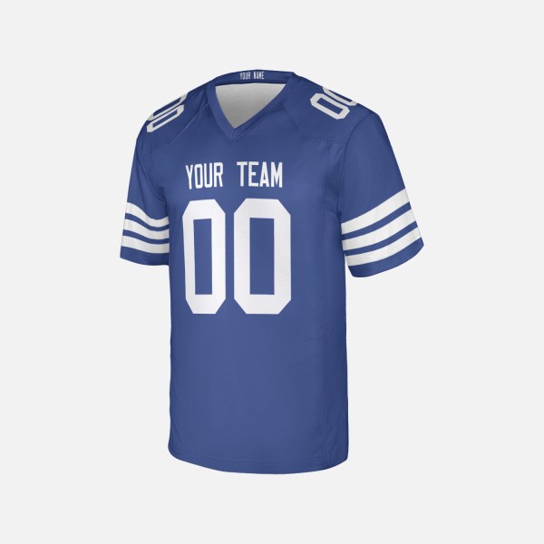 Personalized Indianapolis Colts Football Jersey - Royal Alternate Style, Custom Name & Number-3