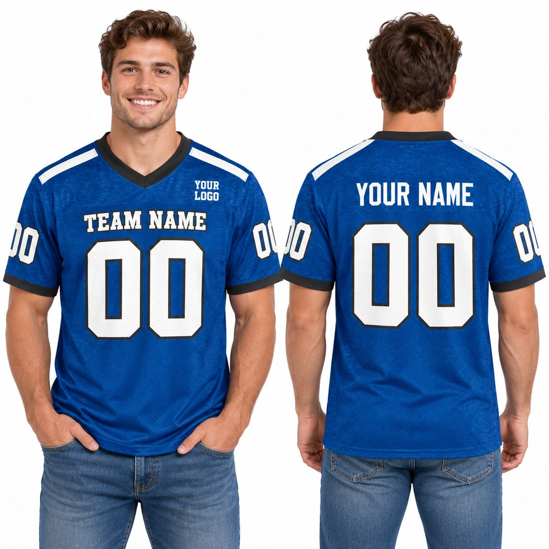 Personalized Indianapolis Colts Football Jersey – Heather Royal Indiana Nights Alternate Style, Custom Name Patch, Team Name, Number & Logo-1