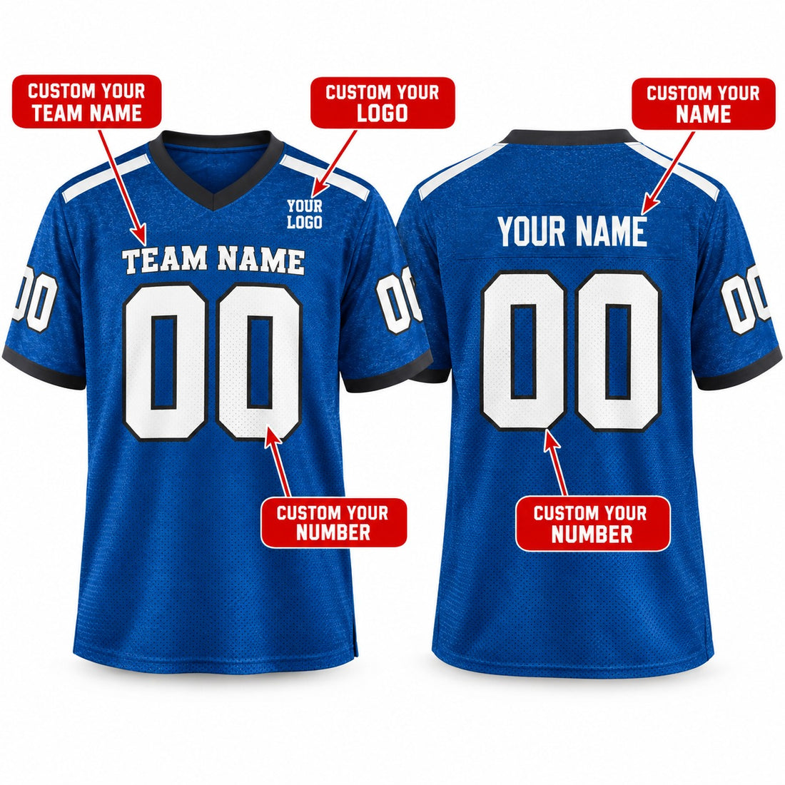 Personalized Indianapolis Colts Football Jersey – Heather Royal Indiana Nights Alternate Style, Custom Name Patch, Team Name, Number & Logo-1