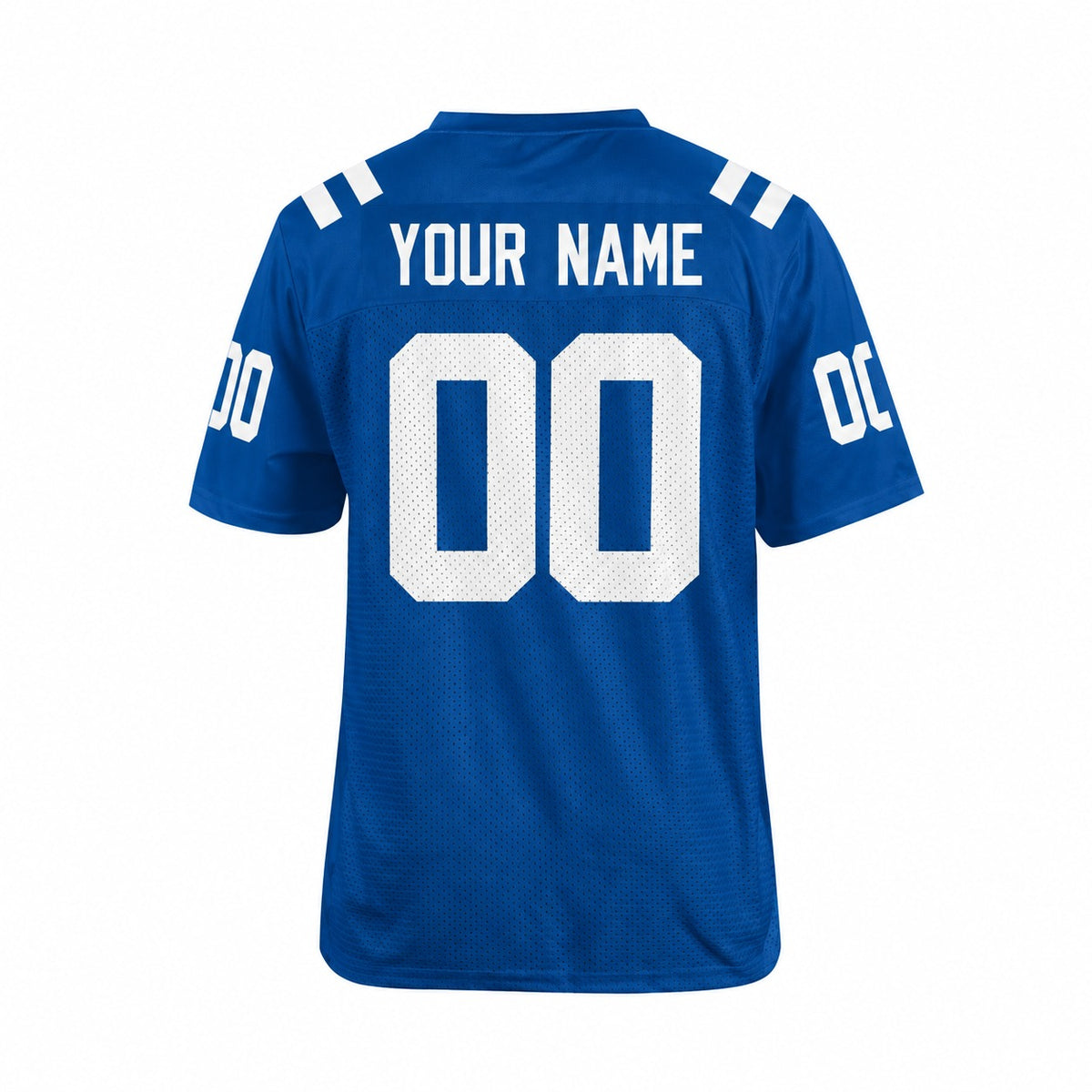 Personalized Indianapolis Colts Football Jersey – Royal Game Style, Custom Name Patch, Team Name, Number & Logo-4