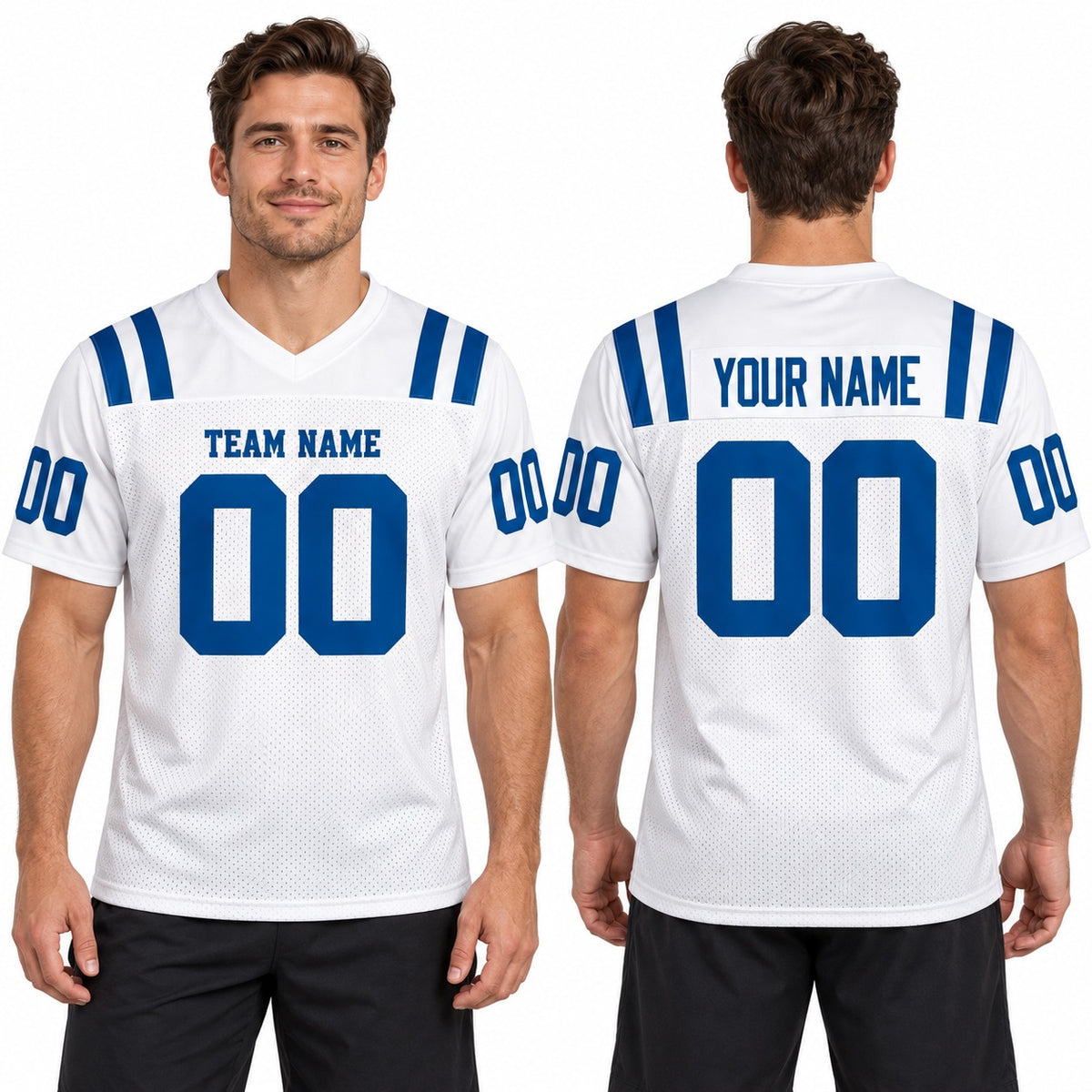 Personalized Indianapolis Colts Football Jersey – White Vapor F.U.S.E. Limited Style, Custom Name Patch, Team Name, Number & Logo-1