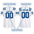 Personalized Indianapolis Colts Football Jersey – White Vapor F.U.S.E. Limited Style, Custom Name Patch, Team Name, Number & Logo-2