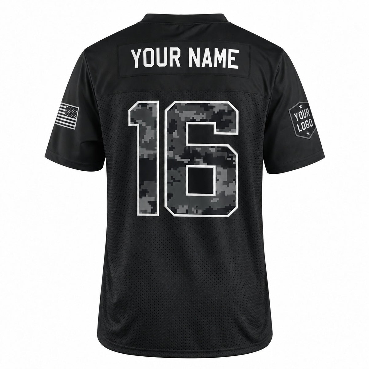 Personalized Jacksonville Jaguars 2026 Salute to Service Football Jersey – Black, Custom Name Patch, Number & Logo-4