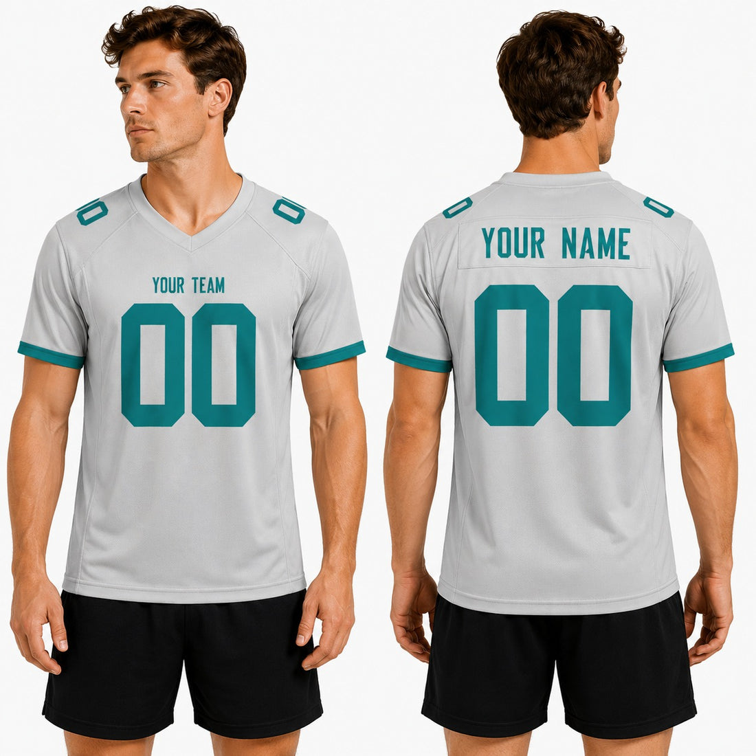 Personalized Jacksonville Jaguars Football Jersey – Gray Inverted Game Day Style, Custom Name & Number-1