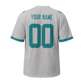 Personalized Jacksonville Jaguars Football Jersey – Gray Inverted Game Day Style, Custom Name & Number-5