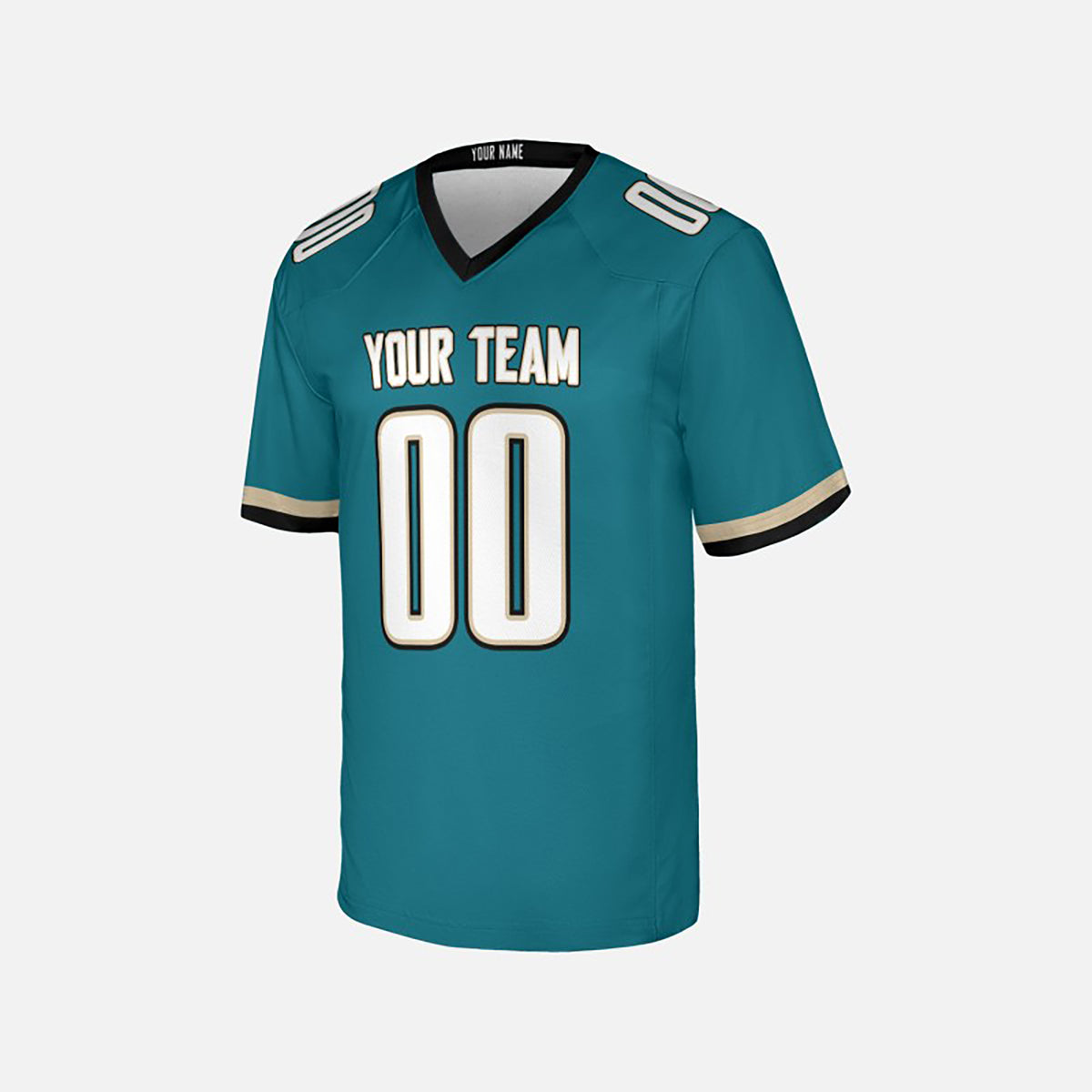 Personalized Jacksonville Jaguars Football Jersey - Teal Prowler Retro Style, Custom Name & Number-3