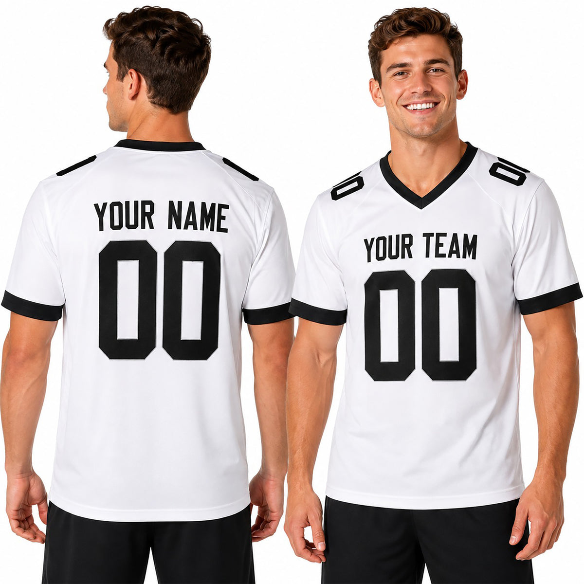 Personalized Jacksonville Jaguars Football Jersey - White Fan Style, Custom Name & Number-1