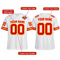 Personalized Kansas City Chiefs 1994 Football Jersey – White Throwback Retired Player Style, Custom Name Patch, Team Name, Number & Logo-2