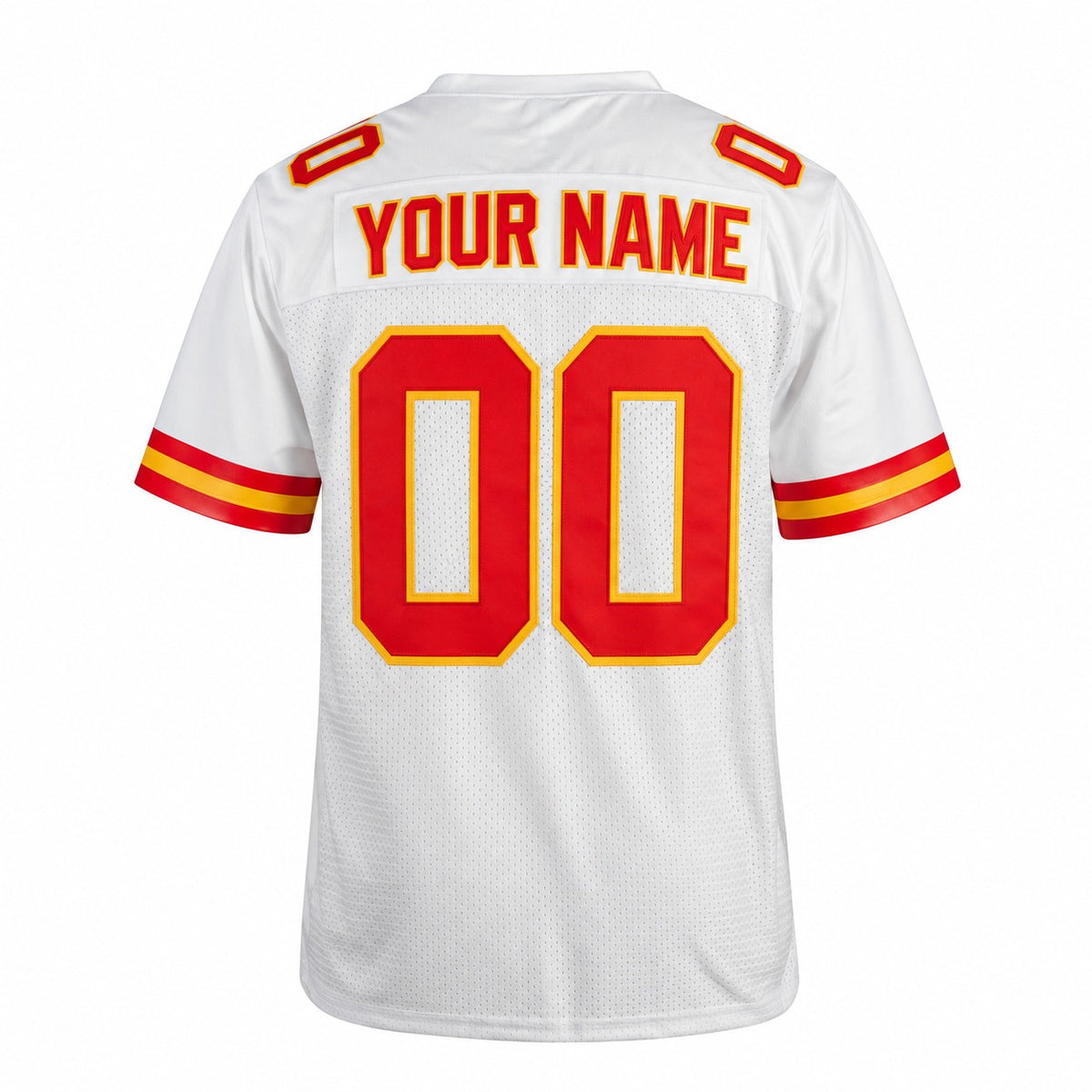 Personalized Kansas City Chiefs 1994 Football Jersey – White Throwback Retired Player Style, Custom Name Patch, Team Name, Number & Logo-4
