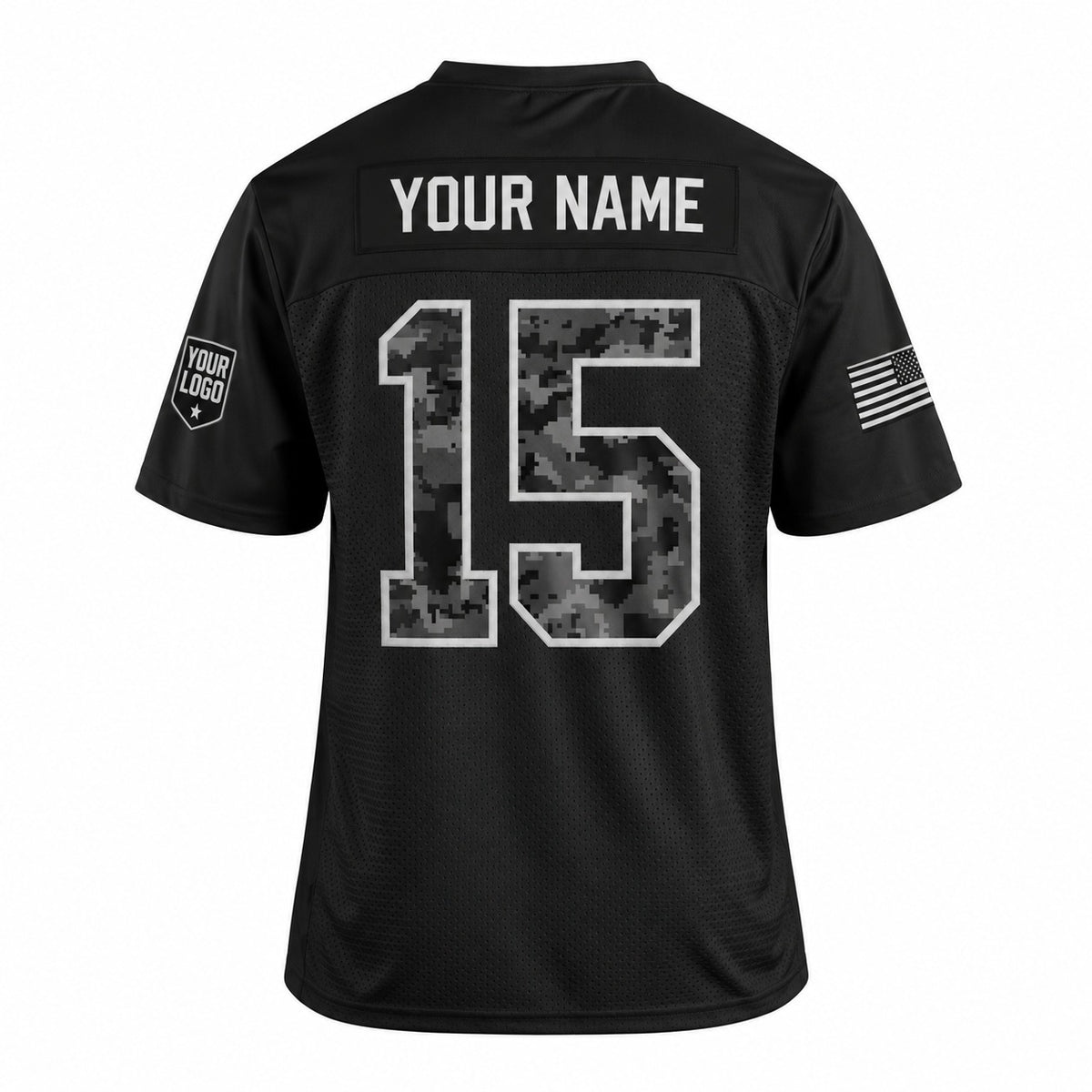 Personalized Kansas City Chiefs 2026 Salute to Service Football Jersey – Black, Custom Name Patch, Team Name, Number & Logo-4