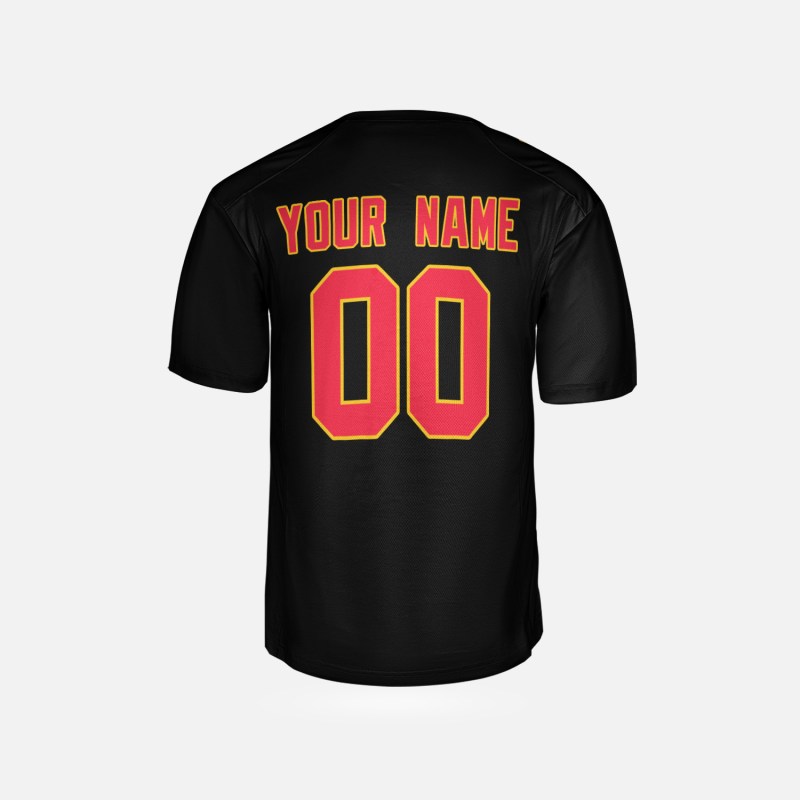 Personalized Kansas City Chiefs Football Jersey - Black Super Bowl LIX Fashion Game Style, Custom Name & Number-5