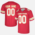 Personalized Kansas City Chiefs Football Jersey - Red Fan Style, Custom Name & Number-3