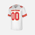 Personalized Kansas City Chiefs Football Jersey - White Fan Style, Custom Name & Number-4