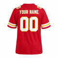 Personalized Kansas City Chiefs Football Jersey – Red Game Style, Custom Name Patch, Team Name, Number & Logo-4