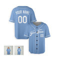 Personalized Kansas City Royals Baseball Jersey - Light Blue Alternate Style, Custom Name & Number-5