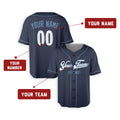 Personalized Kansas City Royals Baseball Jersey - Navy City Style, Custom Name & Number-2