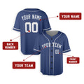 Personalized Kansas City Royals Baseball Jersey - Royal Blue Alternate Style, Custom Name & Number-2