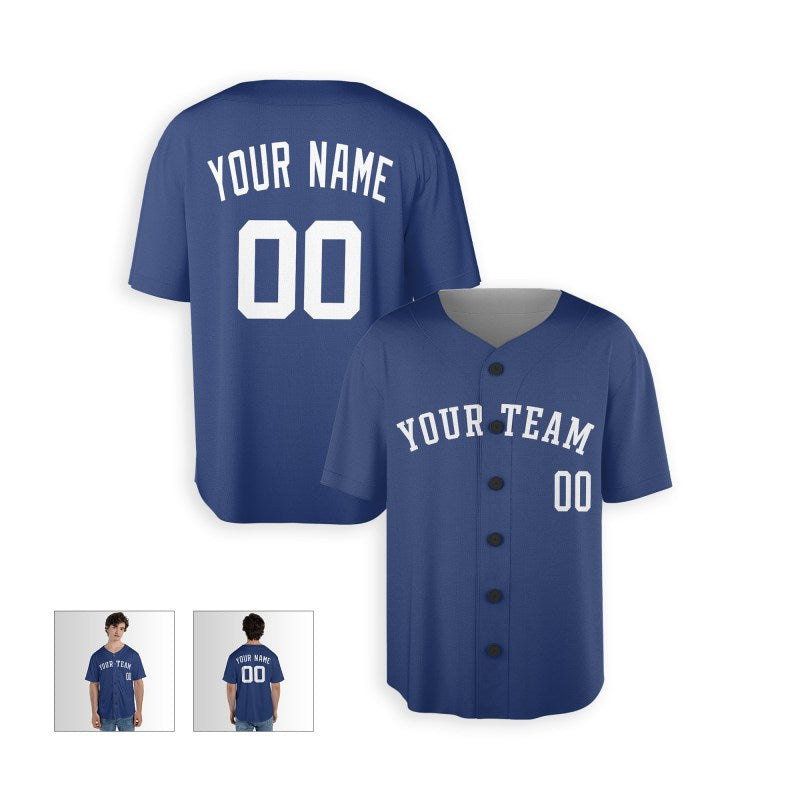 Personalized Kansas City Royals Baseball Jersey - Royal Blue Alternate Style, Custom Name & Number-4