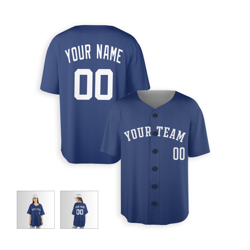 Personalized Kansas City Royals Baseball Jersey - Royal Blue Alternate Style, Custom Name & Number-5