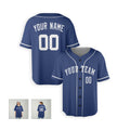 Personalized Kansas City Royals Baseball Jersey - Royal Blue Alternate Style, Custom Name & Number-6