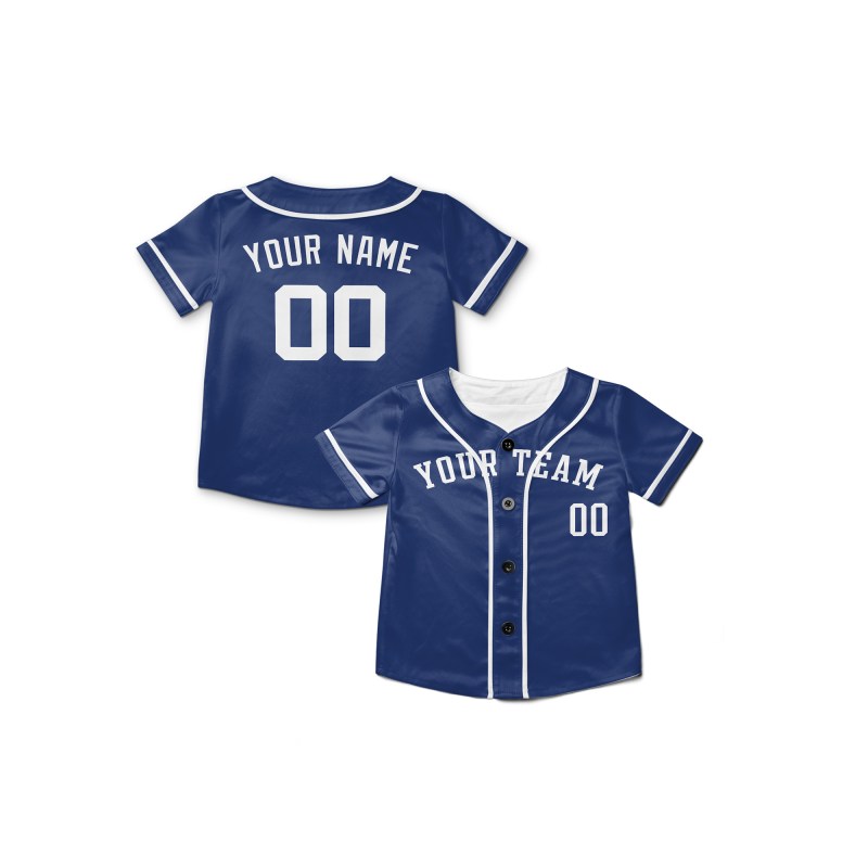 Personalized Kansas City Royals Baseball Jersey - Royal Blue Alternate Style, Custom Name & Number-7