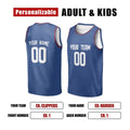 Personalized LA Clippers Basketball Jersey - Blue Fast Break Icon Style, Custom Name & Number-2