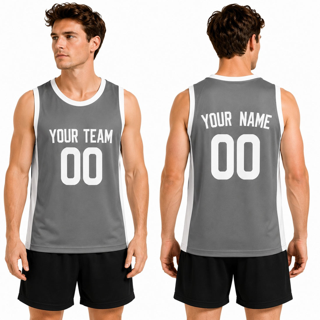 Personalized LA Clippers Basketball Jersey - Gray 2020/21 Swingman Earned Style, Custom Name & Number-1