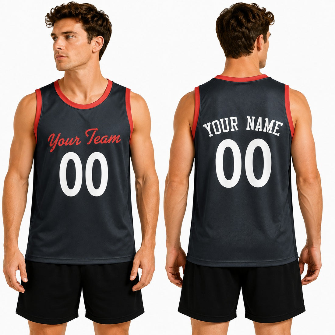 Personalized LA Clippers Basketball Jersey - Navy Fast Break Icon Style, Custom Name & Number-1