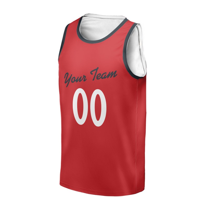 Personalized LA Clippers Basketball Jersey - Red Fast Break Statement Style, Custom Name & Number-3