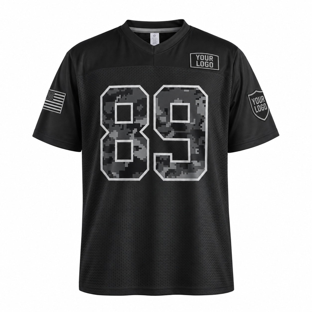 Personalized Las Vegas Raiders 2026 Salute to Service Football Jersey – Black, Custom Name Patch, Team Name, Number & Logo-3