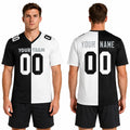 Personalized Las Vegas Raiders Football Jersey - Black White Split 1998 Fan Style, Custom Name & Number-1
