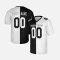 Personalized Las Vegas Raiders Football Jersey - Black White Split 1998 Fan Style, Custom Name & Number-4