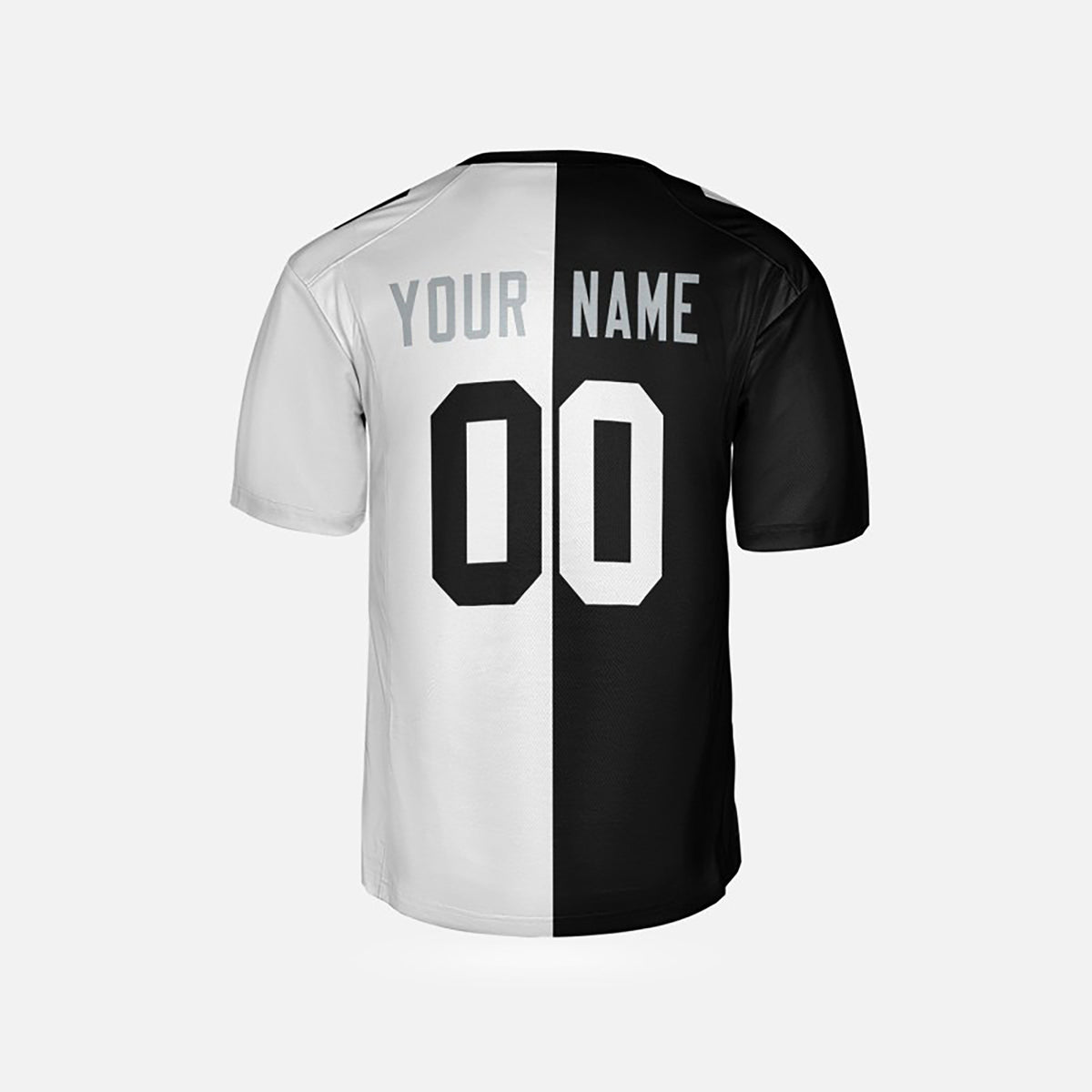 Personalized Las Vegas Raiders Football Jersey - Black White Split 1998 Fan Style, Custom Name & Number-5