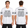 Personalized Las Vegas Raiders Football Jersey – White Alternate Style, Custom Name Patch, Team Name, Number & Logo-1