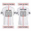 Personalized Las Vegas Raiders Football Jersey – White Alternate Style, Custom Name Patch, Team Name, Number & Logo-2