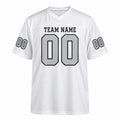 Personalized Las Vegas Raiders Football Jersey – White Alternate Style, Custom Name Patch, Team Name, Number & Logo-3