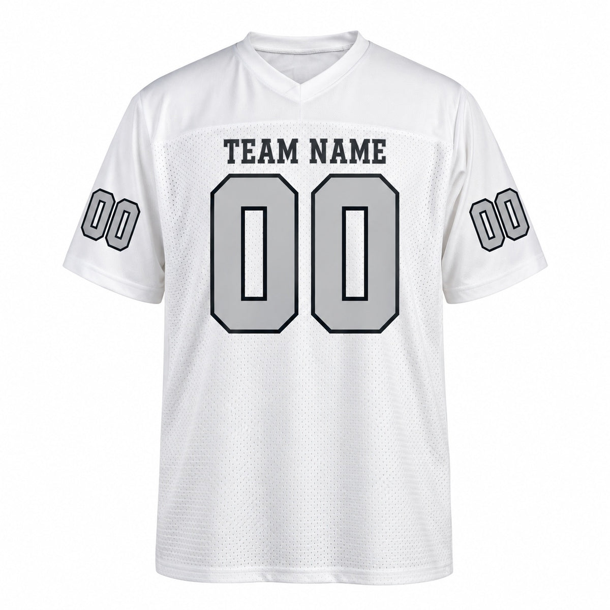 Personalized Las Vegas Raiders Football Jersey – White Alternate Style, Custom Name Patch, Team Name, Number & Logo-3