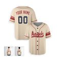 Personalized Los Angeles Angels Baseball Jersey - Cream City Connect Style, Custom Name & Number-4