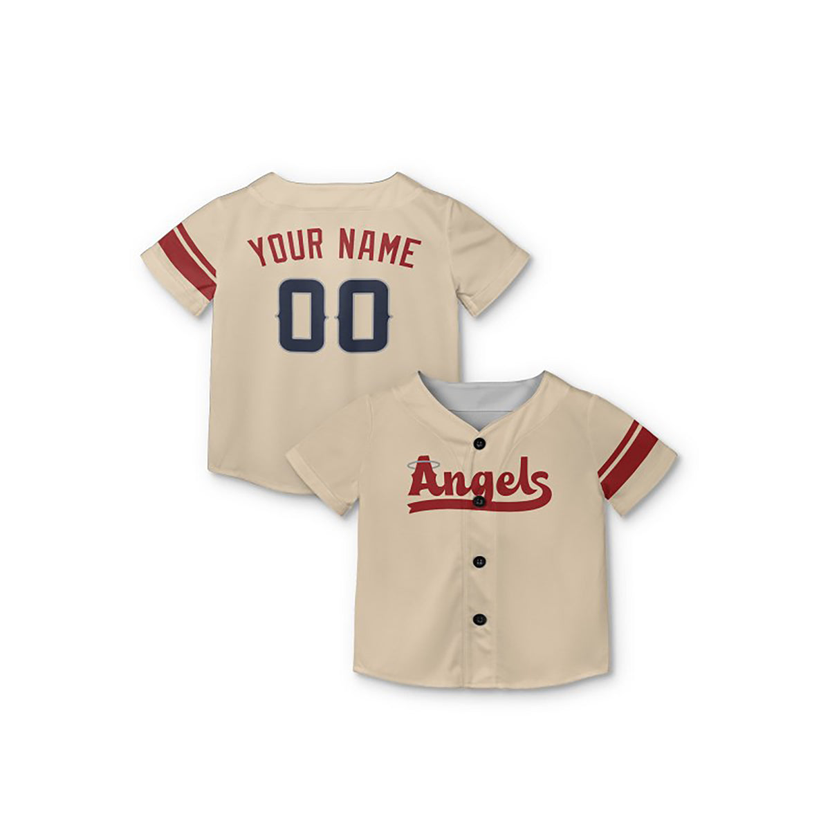 Personalized Los Angeles Angels Baseball Jersey - Cream City Connect Style, Custom Name & Number-7