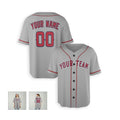 Personalized Los Angeles Angels Baseball Jersey - Gray Road Style, Custom Name & Number-6